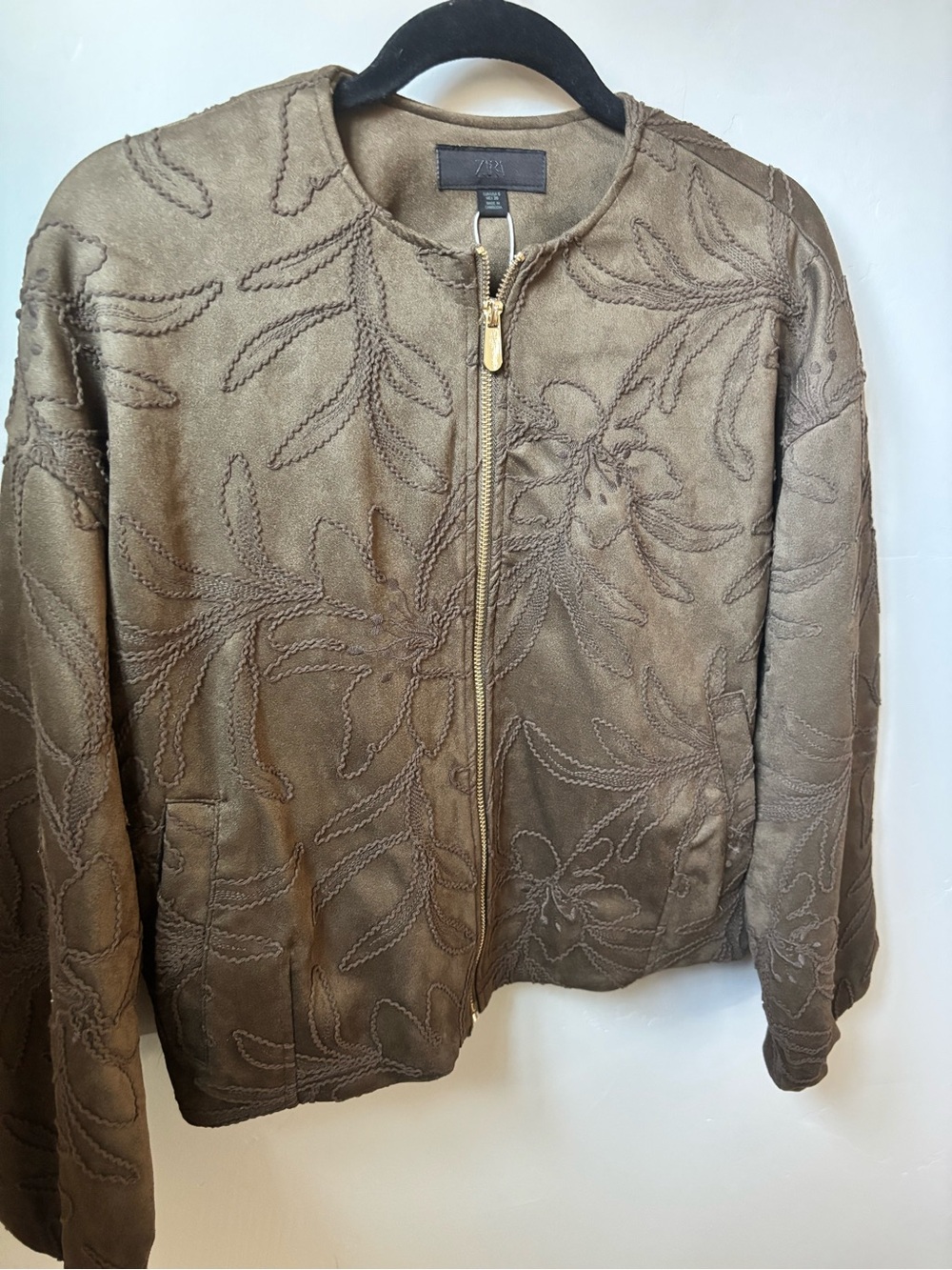 NWT Zara Women's Embroidered Jacket